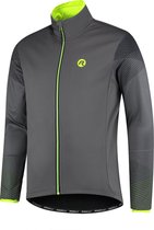 Rogelli Winterjack Wire Grijs/Fluor-Geel M