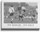 Walljar - HFC Haarlem - VVV Venlo '67 - Zwart wit poster