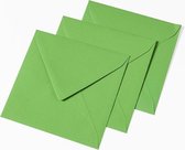 Enveloppen – Gegomd – Groen – 14x14 cm – 100 stuks