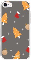 Casetastic Apple iPhone 7 / iPhone 8 / iPhone SE (2020) Hoesje - Softcover Hoesje met Design - Christmas Decoration Print