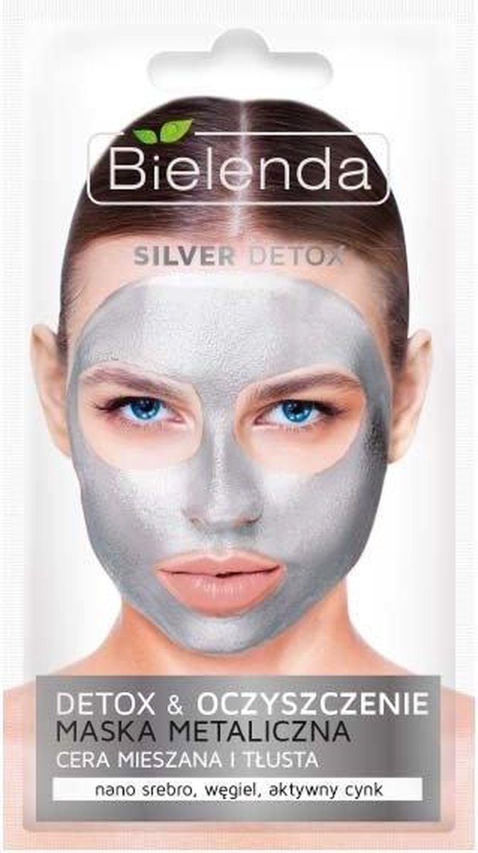 Bielenda - Gold Detox Detox & Cleansing Metallic Mask For Combination And Oily Skin 8G
