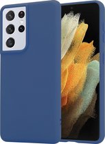Shieldcase Samsung Galaxy S21 Ultra silicone case - blauw