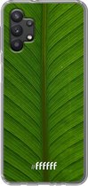 6F hoesje - geschikt voor Samsung Galaxy A32 5G -  Transparant TPU Case - Unseen Green #ffffff