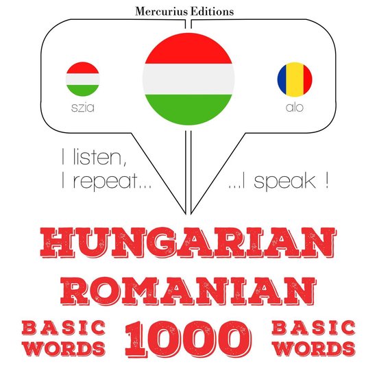 Magyar - román: 1000 alapszó - cover