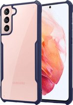 Shieldcase telefoonhoesje geschikt voor Samsung Galaxy S21 bumper case - blauw