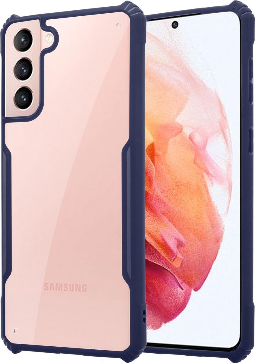 Shieldcase Samsung Galaxy S21 bumper case - blauw