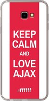 6F hoesje - geschikt voor Samsung Galaxy J4 Plus -  Transparant TPU Case - AFC Ajax Keep Calm #ffffff