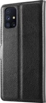 Shieldcase telefoonhoesje geschikt voor Samsung Galaxy M51 wallet bookcase - zwart