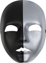 Masker zilver-zwart