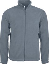 Kariban Heren Full Zip Anti Pill Microfleece Jasje (Konvooi Grijs)