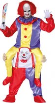 Fiestas Guirca Kostuum Clown Heren Polyester Rood/paars Mt L
