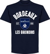 Girondins Bordeaux Established T-Shirt - Navy - XL
