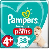Pampers Baby Dry Luierbroekjes Maat 4+ (10-15 kg) 38 stuks