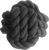 Duvo+ honden kauwspeelgoed Sweater touw bal Zwart S - 9x9x9cm
