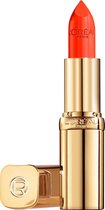 L’Oréal Paris Color Riche Satin Lipstick - 148 Chez Lui - Oranje - Verzorgende lippenstift verrijkt met Arganolie - 4,54 gr