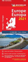 Nationale kaarten Michelin  -   Michelin 705 Europa 2021