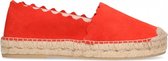 Van Dalen  - Espadrille Suede - Orange - 39