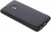 Softcase Backcover Motorola Moto G5 Plus hoesje - Zwart