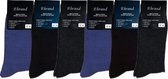 B Brand 6 pack Herensokken Diverse Kleuren ( 43-46 )