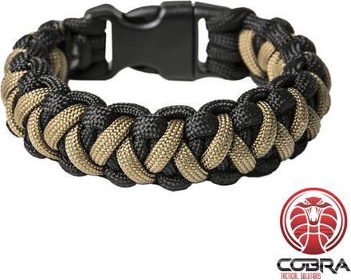 Paracord Armband “Solomon”, Zwart