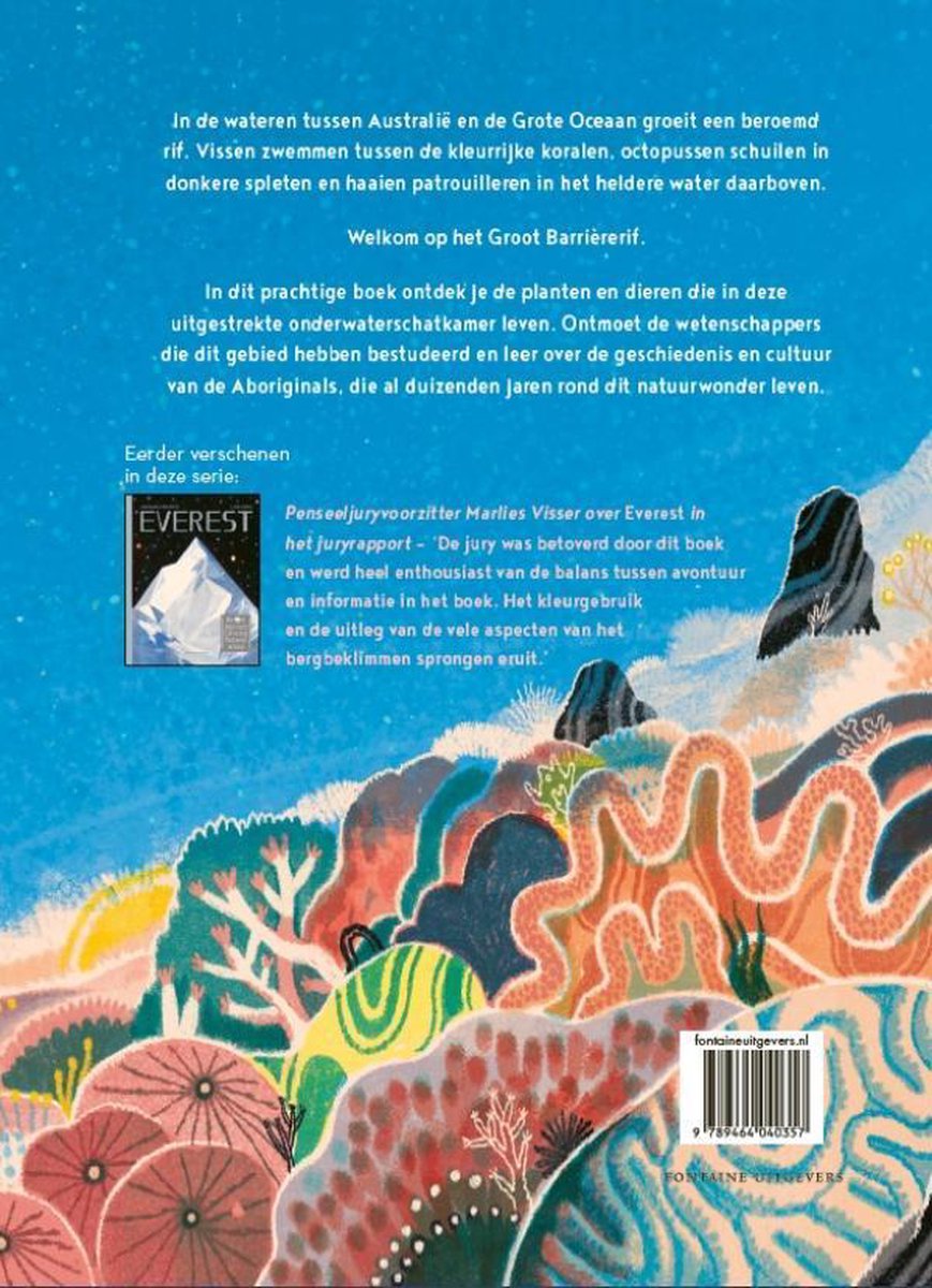 Het grote rif - back cover