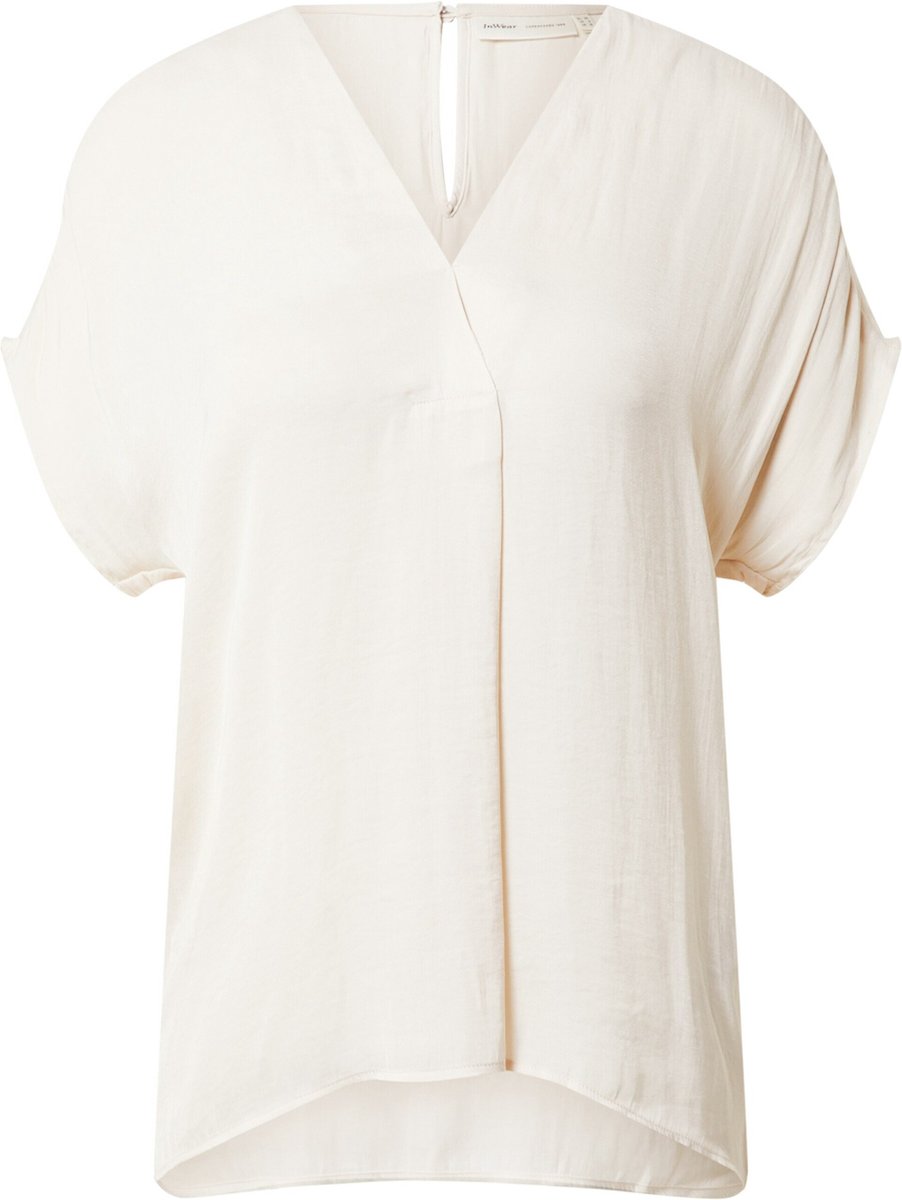 INWEAR Rindaiw Top Tops & T-shirts Dames - Shirt - Beige - Maat 36