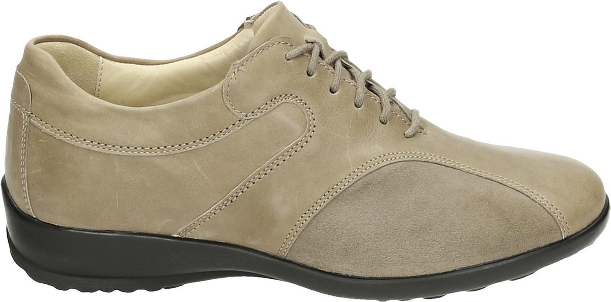 Actiflex - 87189 - Dames veterschoenen - Kleur: Wit/beige - Maat: 40