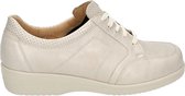 Ganter 204715 - Volwassenen Dames sneakersDames veterschoenen - Kleur: Wit/beige - Maat: 40.5