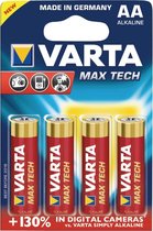 Varta Longlife Max Power AA Batterijen - 4 stuks
