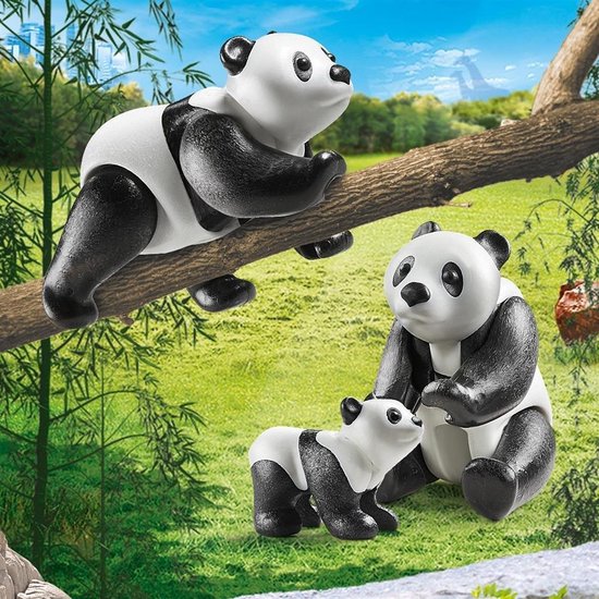 PLAYMOBIL Family Fun 2 Panda's met baby - 70353 - PLAYMOBIL
