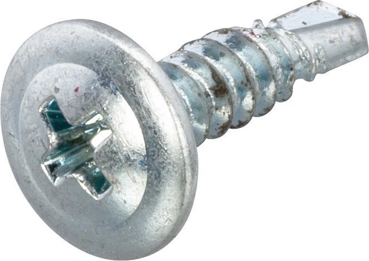 Dak & Gevel - Montageschroef zelfborend - Phillips2 - 4,2 x 25mm - Verzinkt - Voldraad (200 stuks)