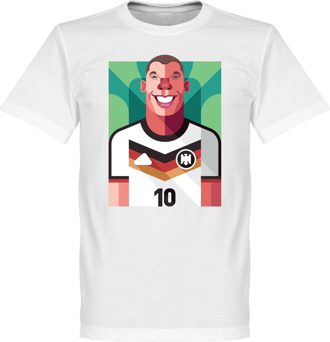 Playmaker Podolski Football T-Shirt - XL