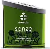 Swede® Massage Kaars Erotische Olie Glijmiddel 100% Natuurlijk - Limoen & eucalyptus  - 150ml