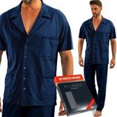 Sesto senso- pyjama- marineblauw- korte mouwen M