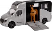 Kids Globe Farming paarden transport vrachtwagen auto met Licht en Geluid + Paard