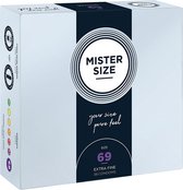 Mister Size 69 mm 36 pack - Condoms - transparent - Discreet verpakt en bezorgd