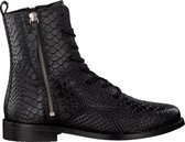 Omoda Pleun 637 Veterboots - Laarzen Met Veters - Dames - Zwart - Maat 38