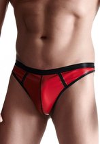 Wetlook Men's thongs - Red - Maat 2XL - Lingerie For Him - red - Discreet verpakt en bezorgd