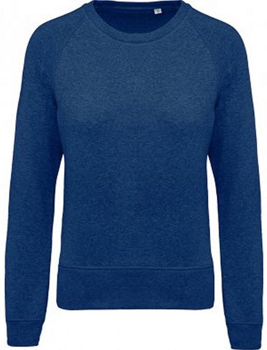 Foto: Kariban dames dames organic raglan sweatshirt oceaan blauwe heide 