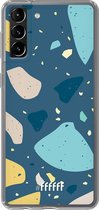 6F hoesje - geschikt voor Samsung Galaxy S21 Plus -  Transparant TPU Case - Terrazzo N°7 #ffffff