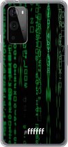 6F hoesje - geschikt voor OnePlus 9 Pro -  Transparant TPU Case - Hacking The Matrix #ffffff