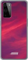 6F hoesje - geschikt voor OnePlus 9 Pro -  Transparant TPU Case - Red Skyline #ffffff