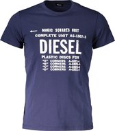 Diesel T-shirt Blauw M Heren