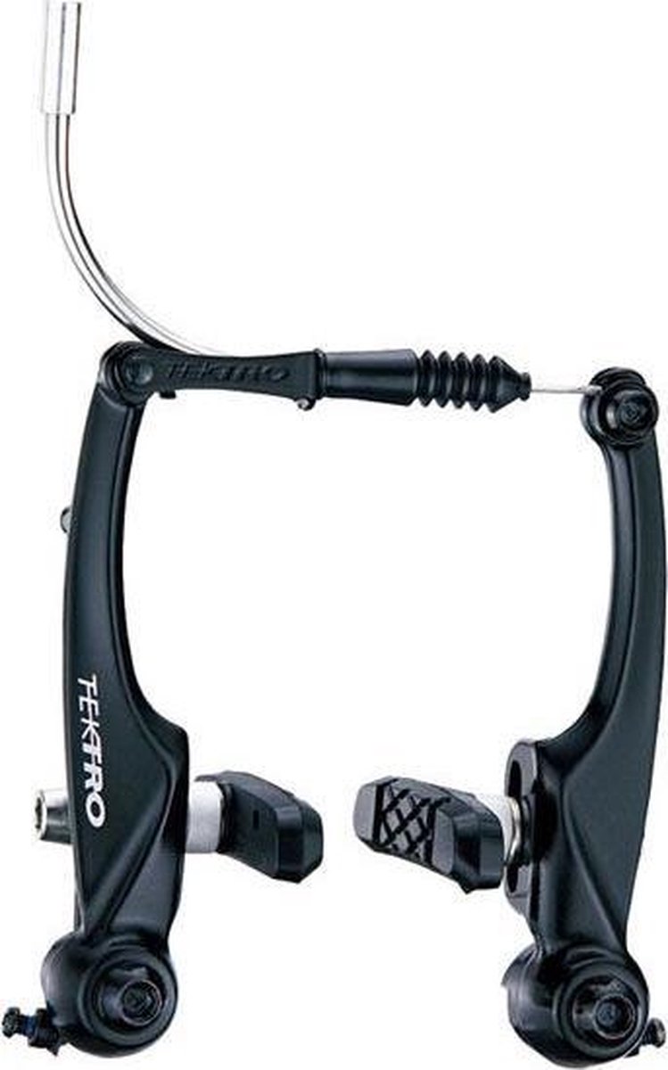 TEKTRO M530 V-BRAKE REMSET ZWART MET REMBLOK 102MM IN DOOSJE