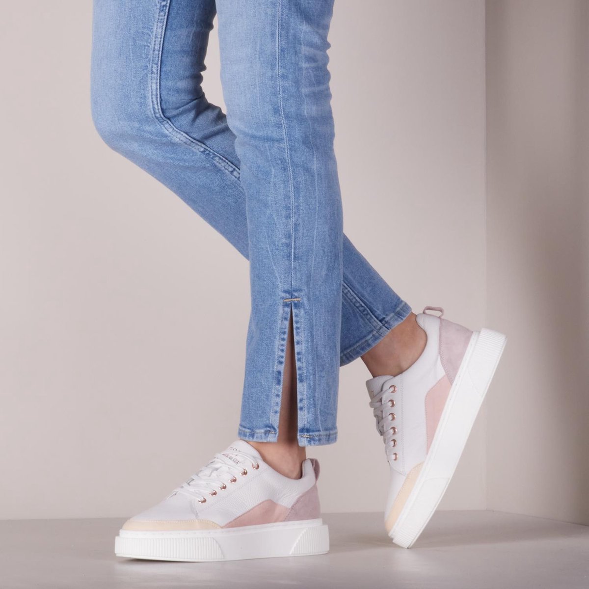 Cycleur de Luxe Dames Lage sneakers Sofia - Wit - Maat 37 | bol
