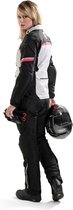REV'IT! Outback 3 Ladies Black Silver Textile Motorcycle Jacket 40