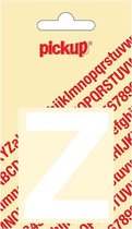 Pickup plakletter Helvetica 60 mm - wit Z