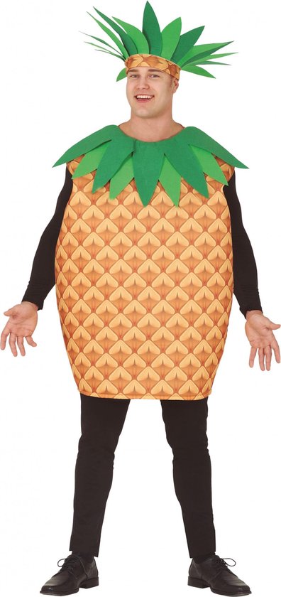 rumor Raw Loose Costume de fruits et légumes nature | Costume d'ananas tropical juteux |  Taille 52-54... | bol.com