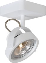 Lucide TALA LED Plafondspot - LED Dimb. - G53 (AR111) - 1x12W 2700K - Wit