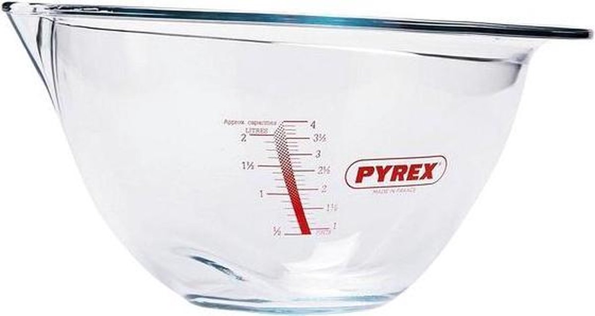 Pyrex - Classic Prepware Maatbeker 4,2L - Glas - Transparant